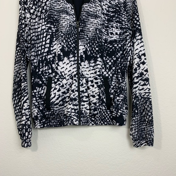 ♦️ZELLA Black White Zipper Jacket 🦩 - Picture 3 of 12